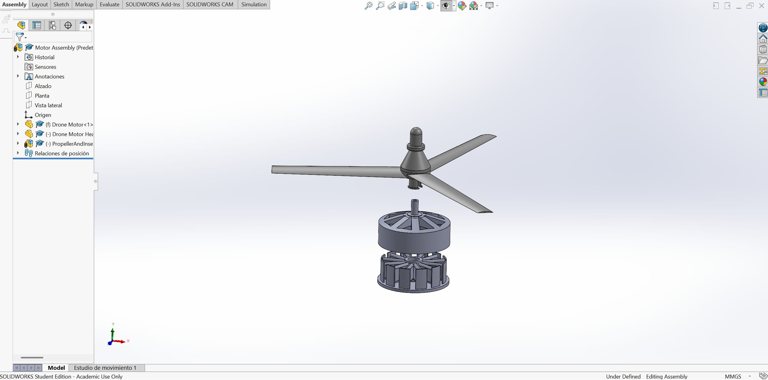 Propeller Motor Assembly