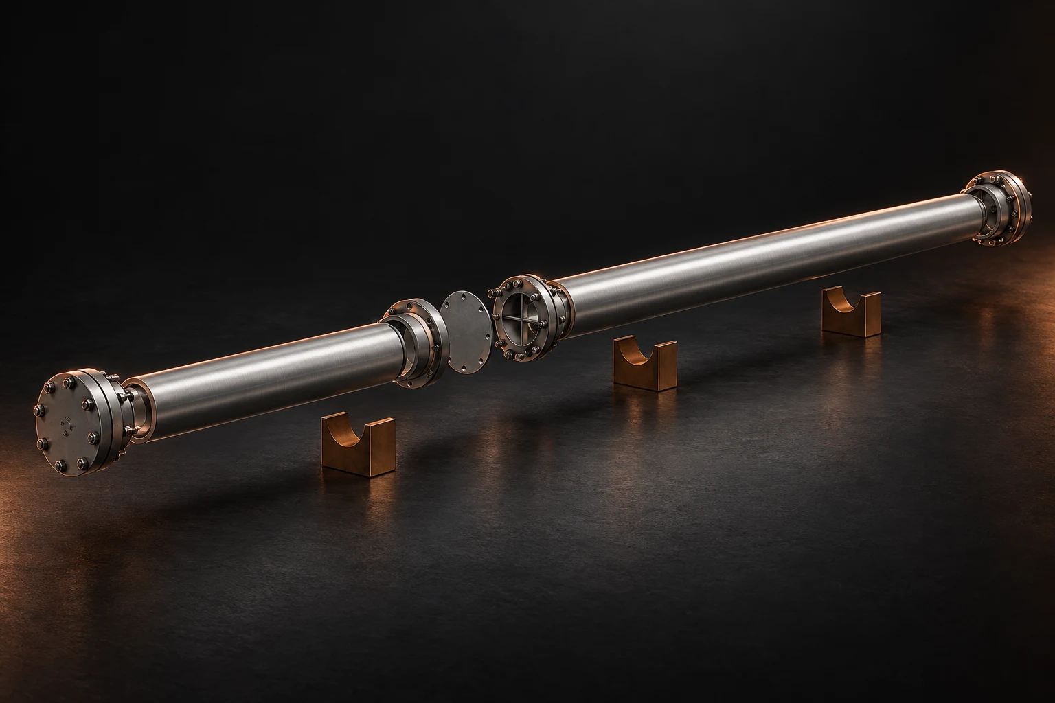 Concept illustration of the modular shock tube assembly