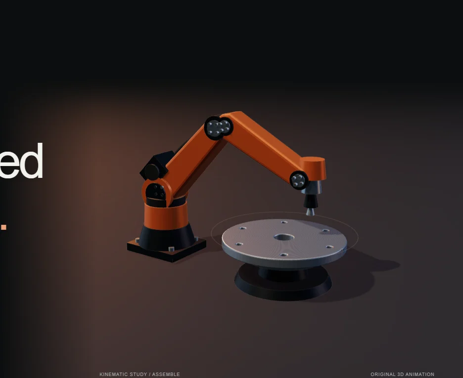 Original industrial robot and coating cell concept